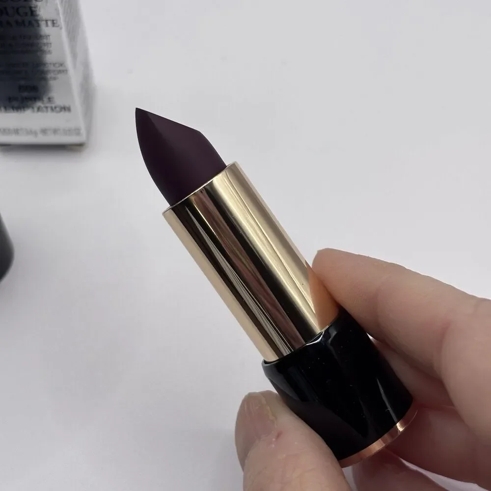 LANCOME ~ L'ABSOLU ROUGE DRAMA MATTE LIPCOLOR ~ # 508 PURPLE TEMPTATION ~ BOXED